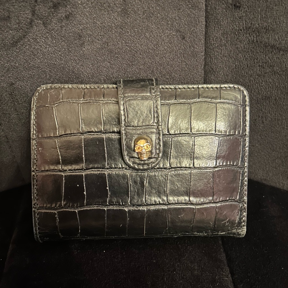 Alexander McQueen Crocodile Wallet BRAND NEW!!